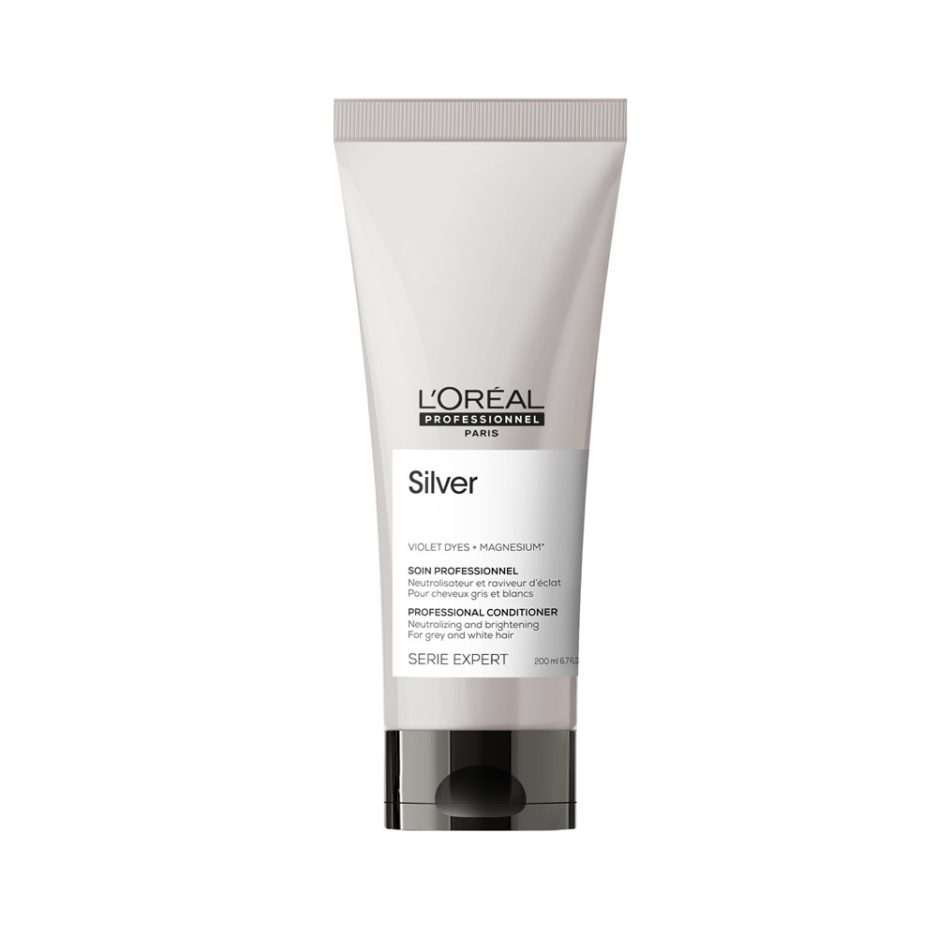 acondicionador silver de loreal para cabello gris o blanco